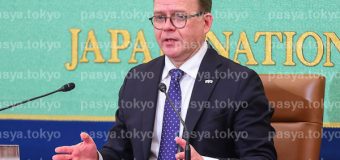 フィンランド　オルポ首相　初来日　日本記者クラブ講演